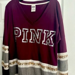 PINK LONG SLEEVE TEE